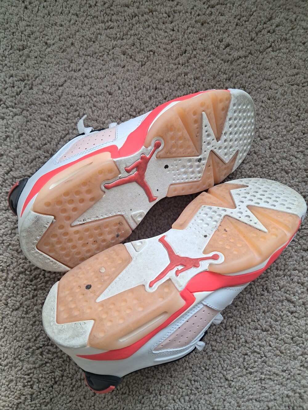 Jordan 6 Retro Low GS Atmosphere Youth Size 6Y Basketball Shoes 768878-102 - Picture 6 of 8